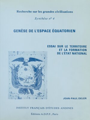 cover image of Genèse de l'espace équatorien